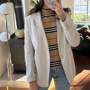 Armani Collezioni Cream Blazer